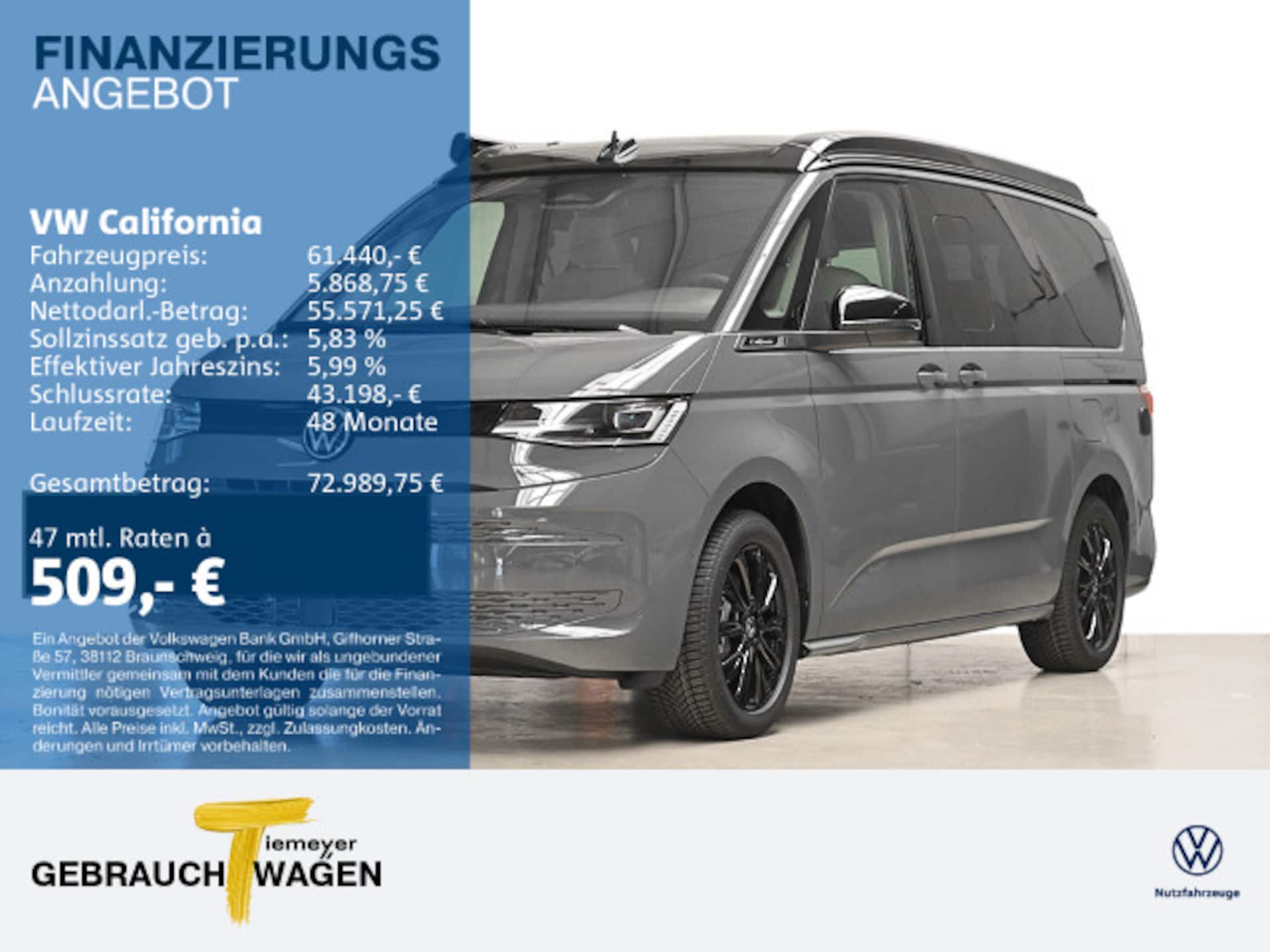 Volkswagen California Beach Camper