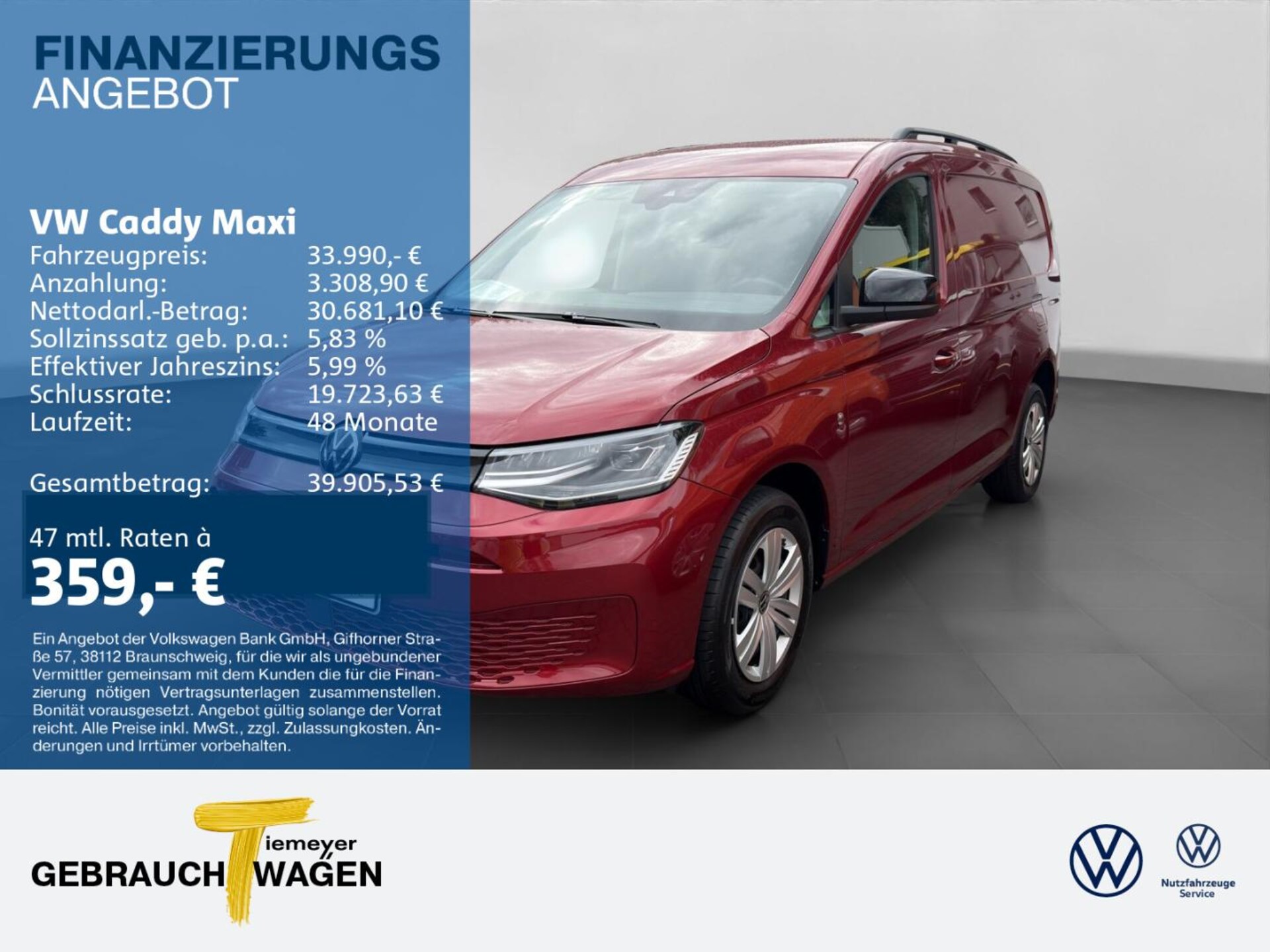 Volkswagen Caddy Maxi Cargo