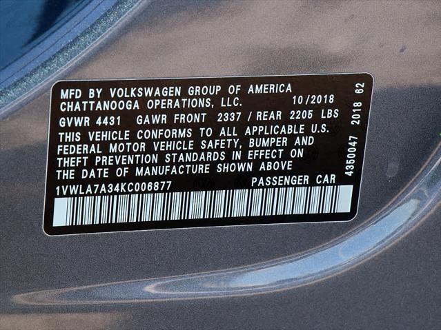 2019 VOLKSWAGEN PASSAT - Image 39