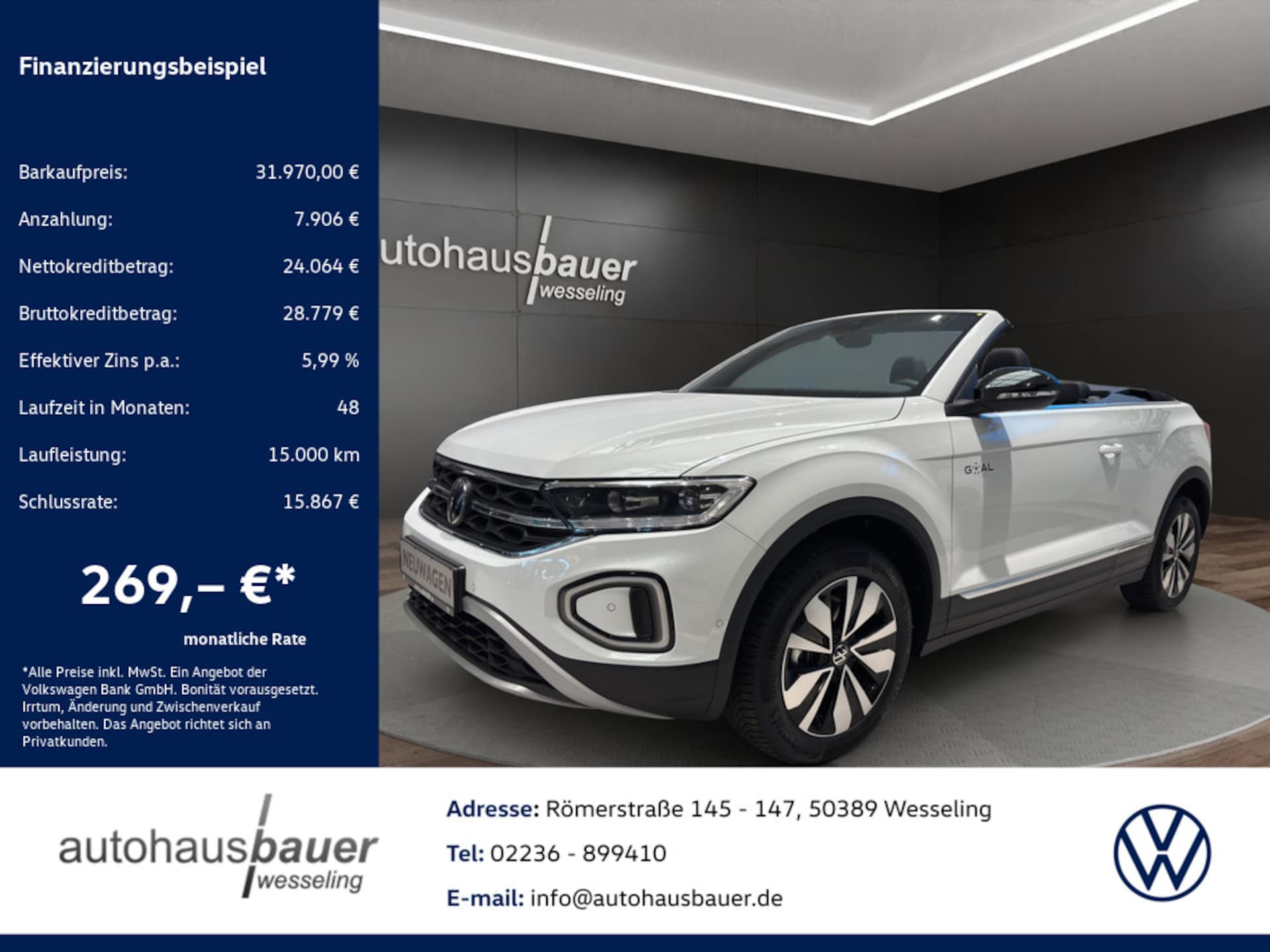 Volkswagen T-Roc Cabriolet Style