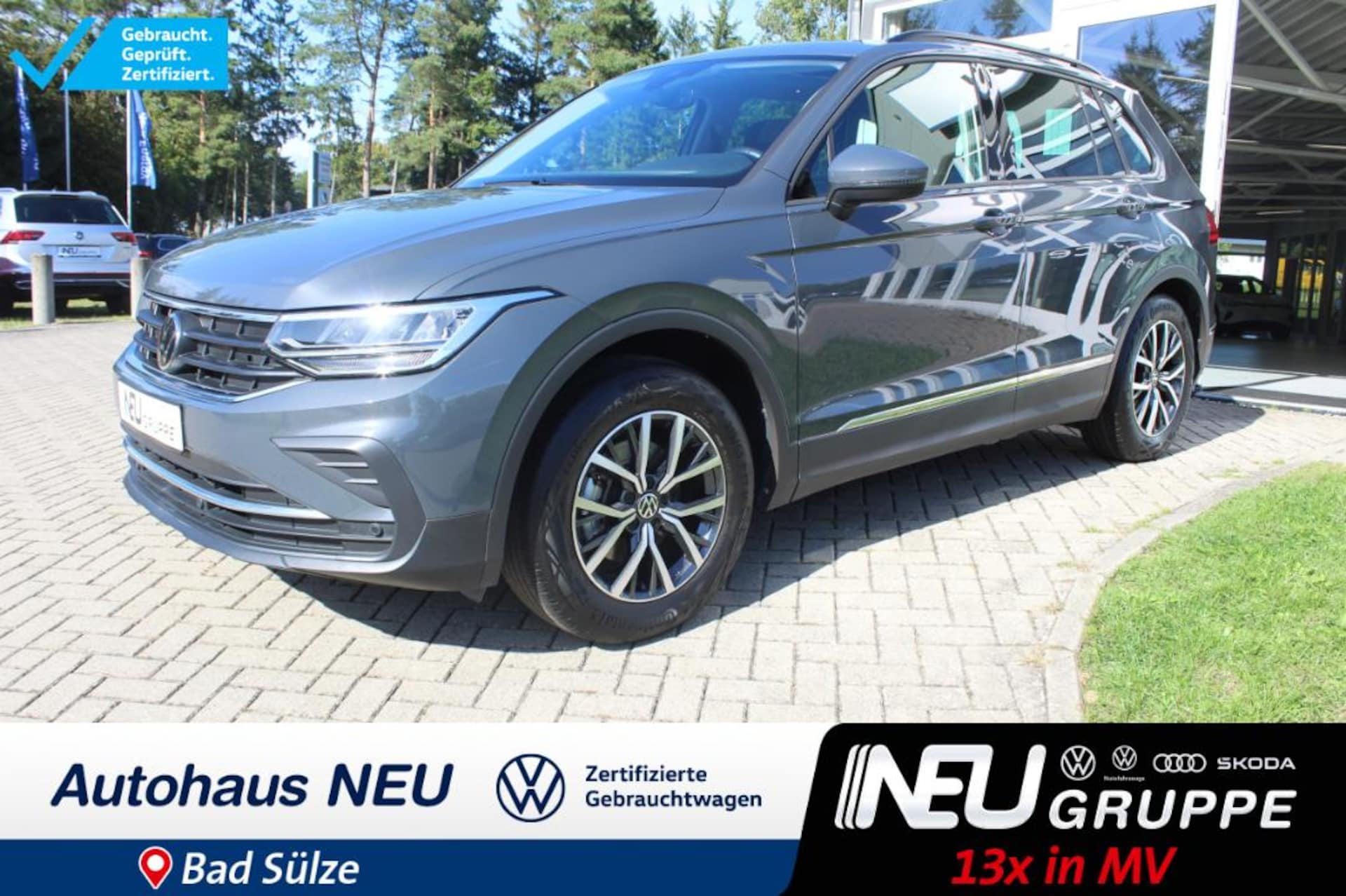 Volkswagen Tiguan 2023 — 1.5 TSI LED Rfk Pano Easy Open
