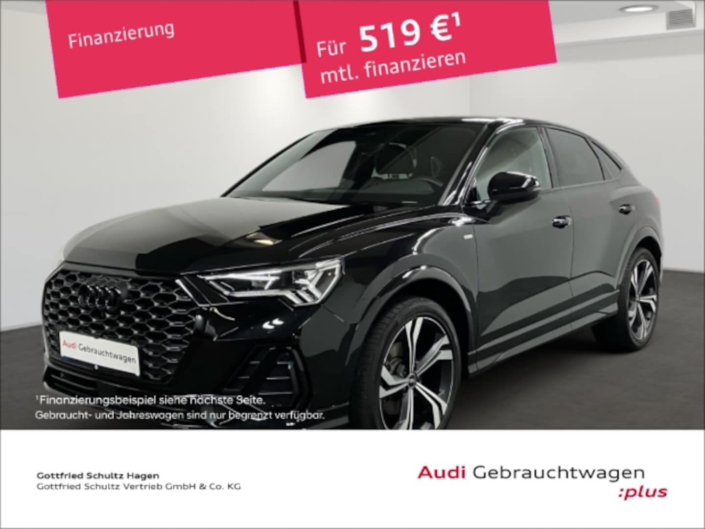 Bild über Audi Q3 Sportback S line 35 TFSI S tronic - für weitere Informationen kontaktieren Sie den Audi Partner