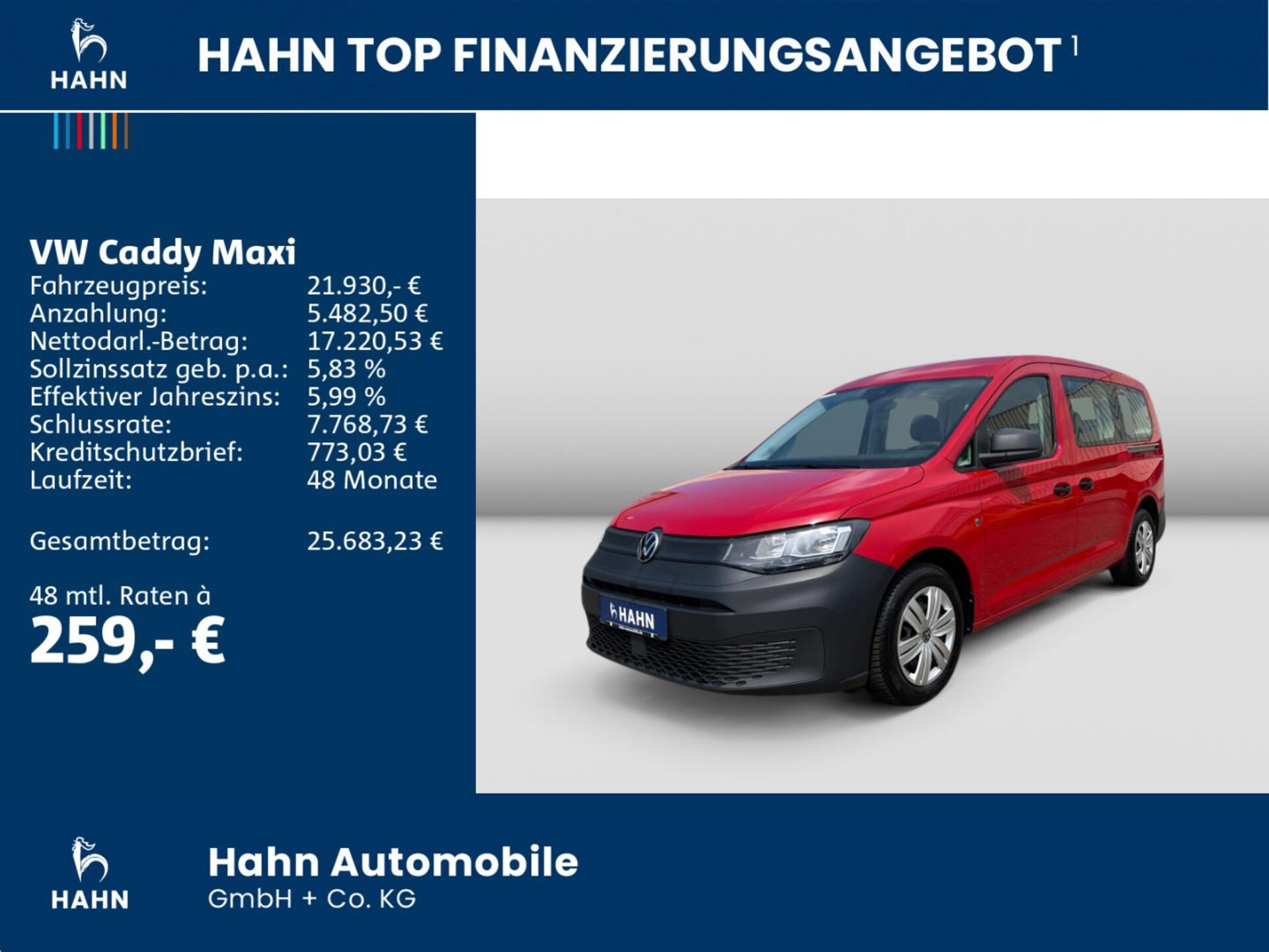 Volkswagen Caddy Maxi Kombi Basis-Modell