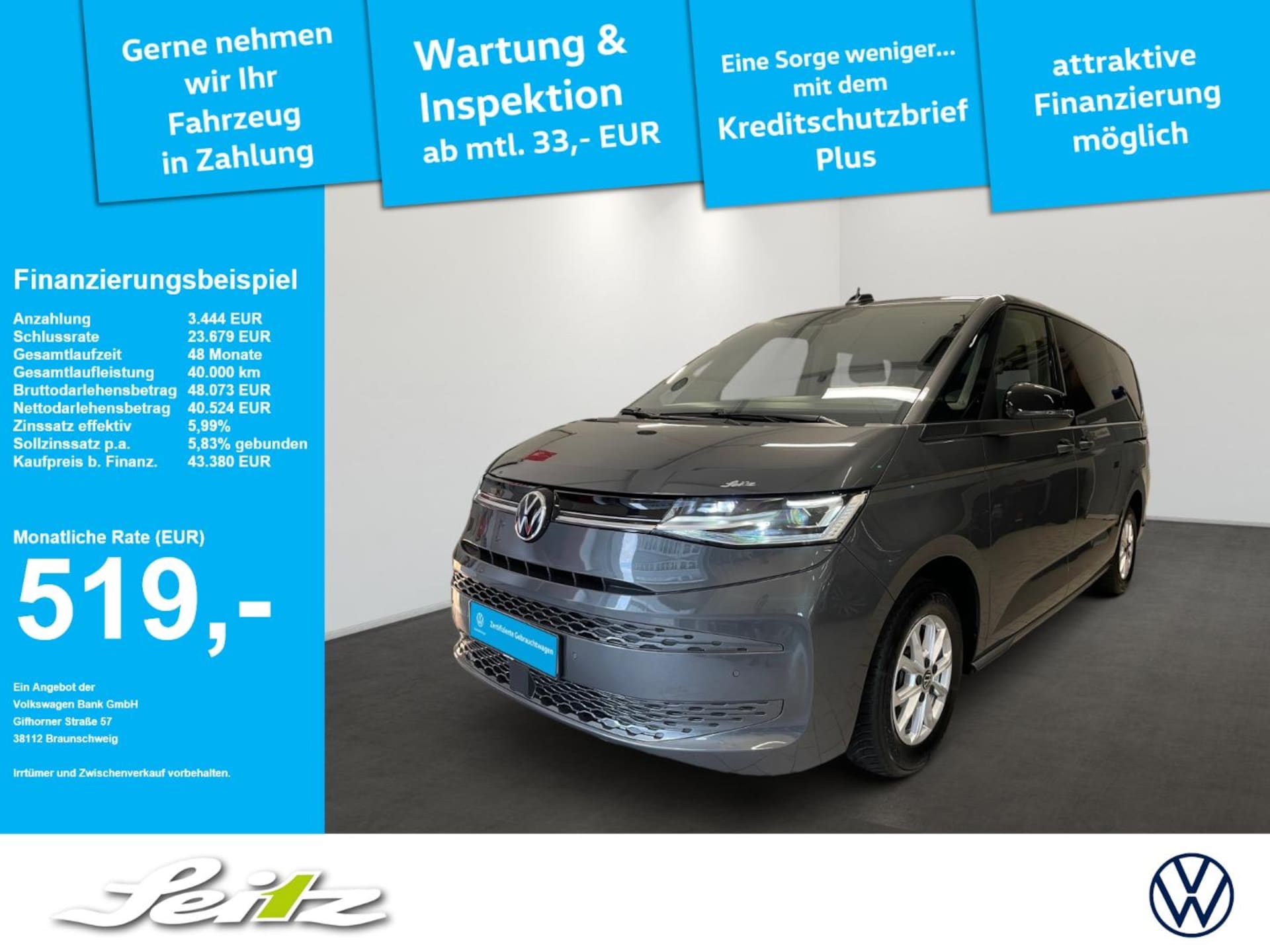 Volkswagen Multivan Langversion Life
