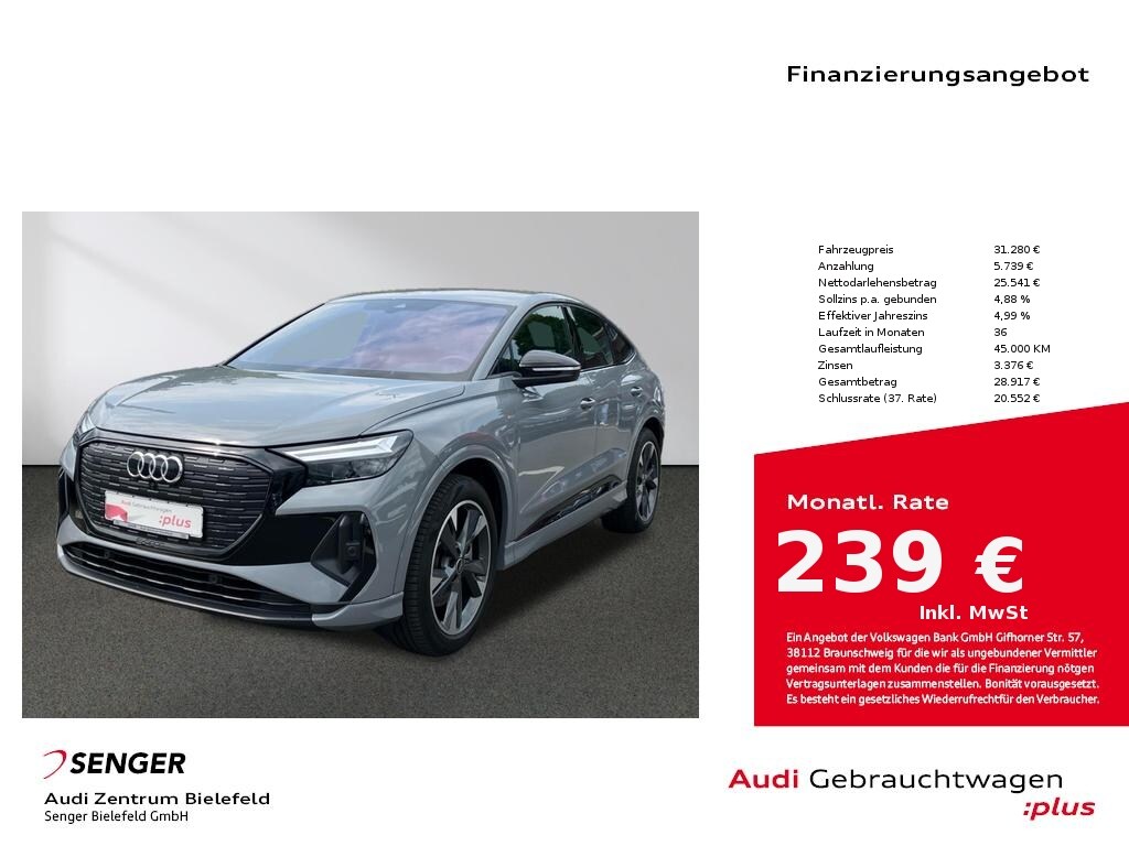 Image about Audi Q4 Sportback e-tron 40 e-tron