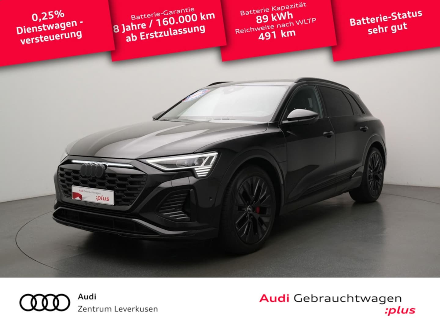 Bild über Audi Q8 e-tron S line 50 e-tron quattro - für weitere Informationen kontaktieren Sie den Audi Partner