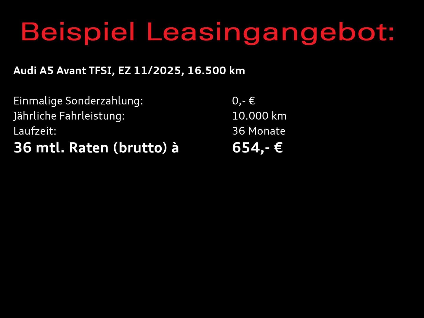 Bild über Audi A5 Avant TFSI 110 kW S tronic - für weitere Informationen kontaktieren Sie den Audi Partner