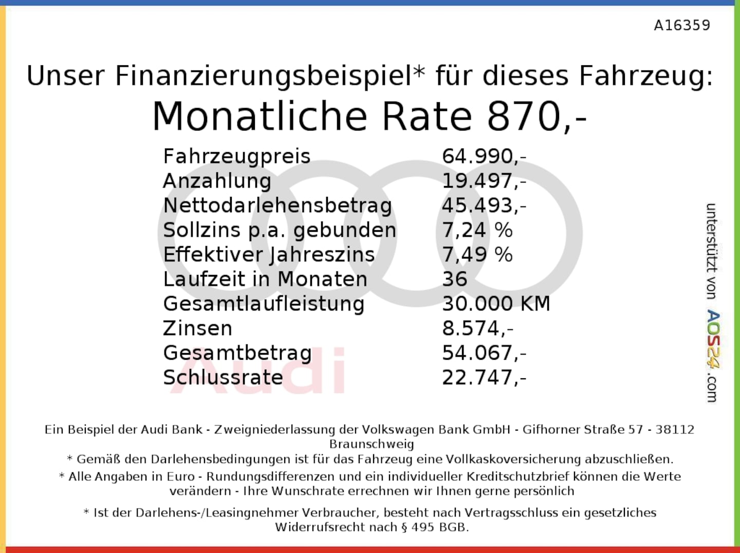 Bild über Audi S6 Avant TDI quattro tiptronic - für weitere Informationen kontaktieren Sie den Audi Partner