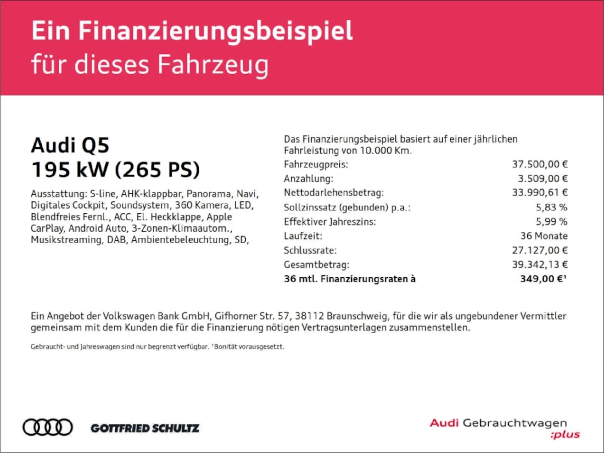 Audi Q5 TFSI e S line