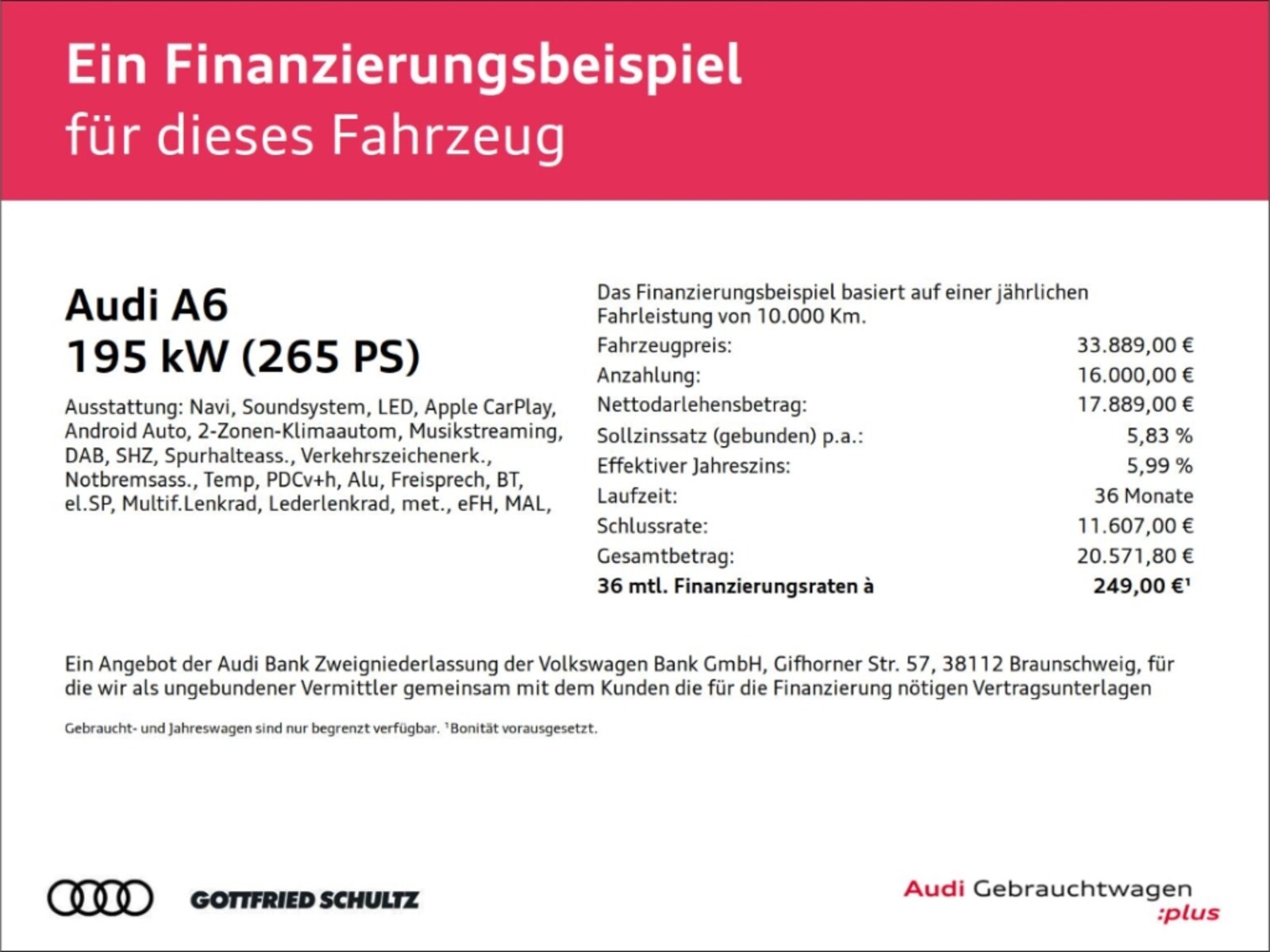 Audi A6 Limousine – Bild 2
