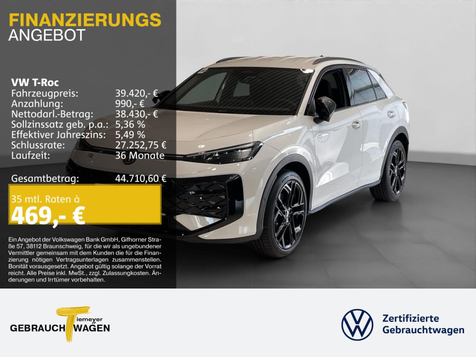 Volkswagen T-Roc R-Line