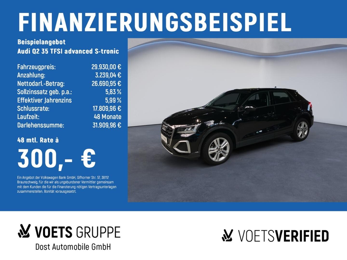 Bild über Audi Q2 advanced 35 TFSI S tronic - für weitere Informationen kontaktieren Sie den Audi Partner