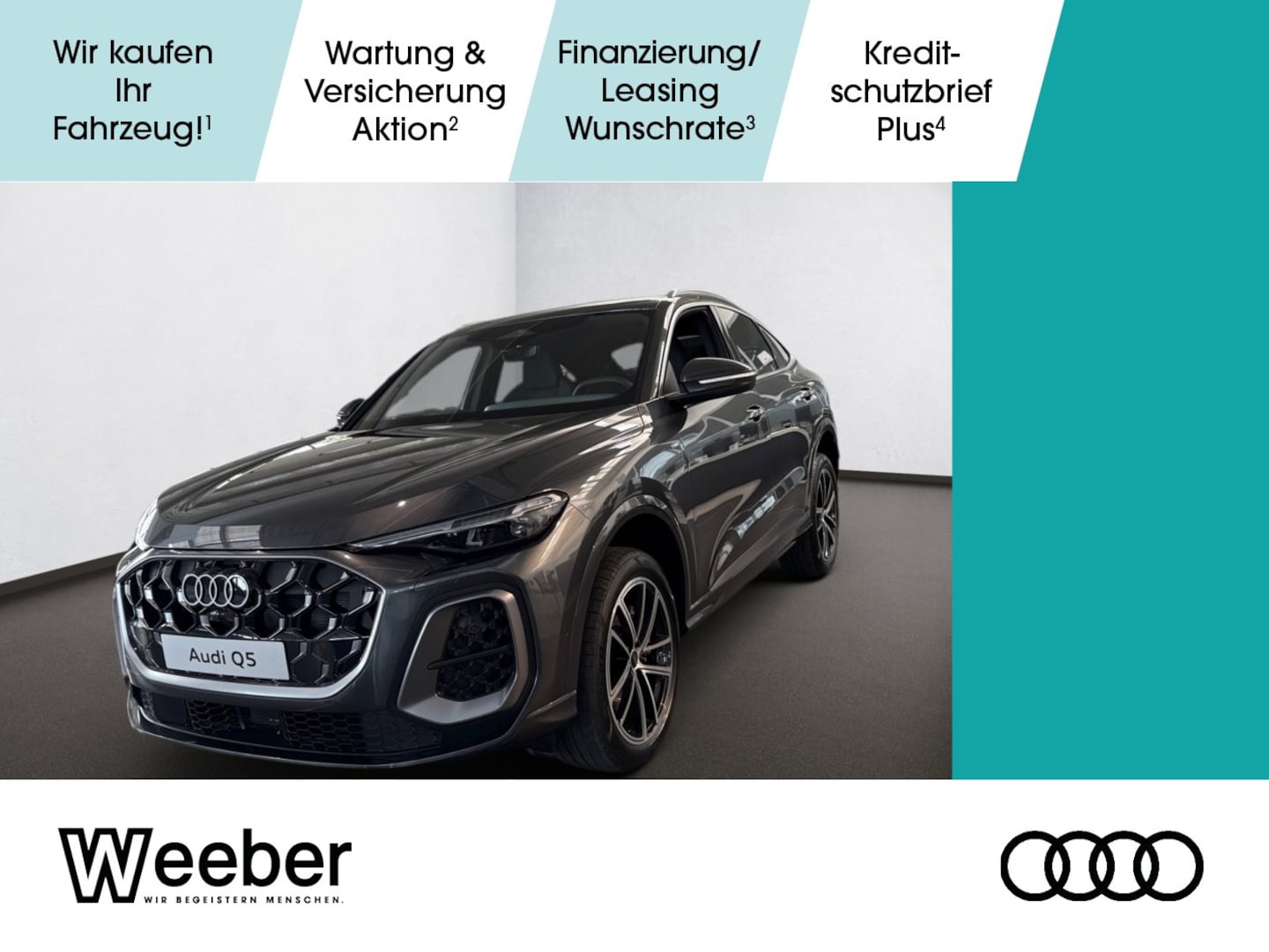 Bild über Audi Q5 Sportback TDI quattro 150 kW S tronic - für weitere Informationen kontaktieren Sie den Audi Partner
