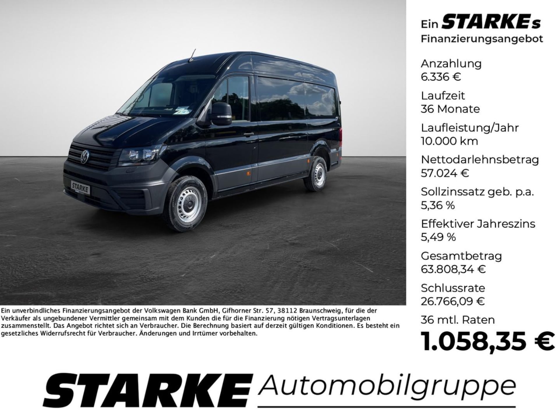 Volkswagen Crafter Kasten mittlerer Radstand