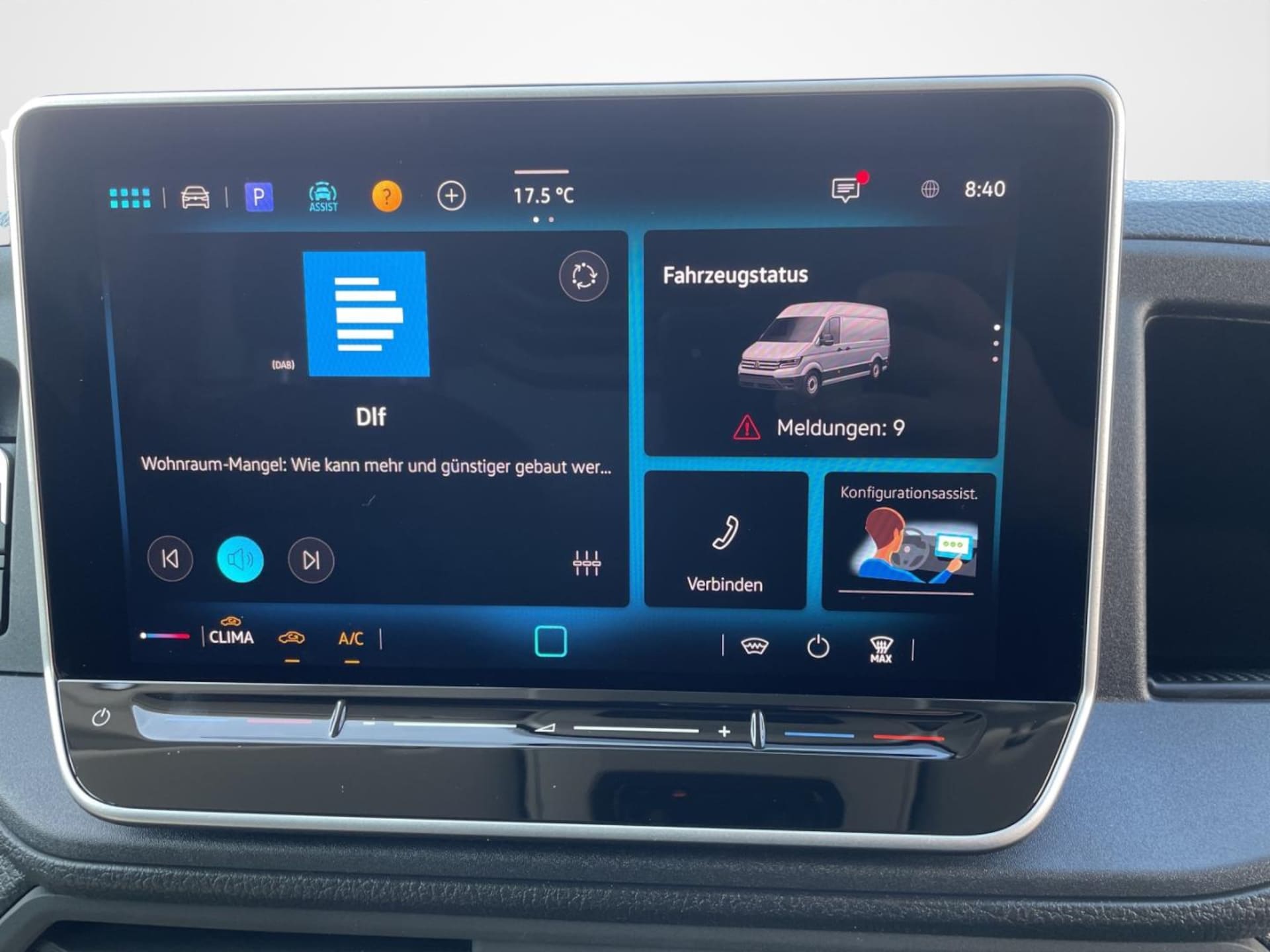Volkswagen Crafter Kasten mittlerer Radstand