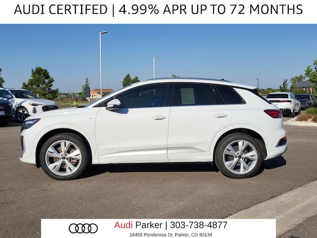 Certified 2023 Audi Q4 e-tron Premium Plus with VIN WA1L2BFZ0PP054533 for sale in Parker, CO