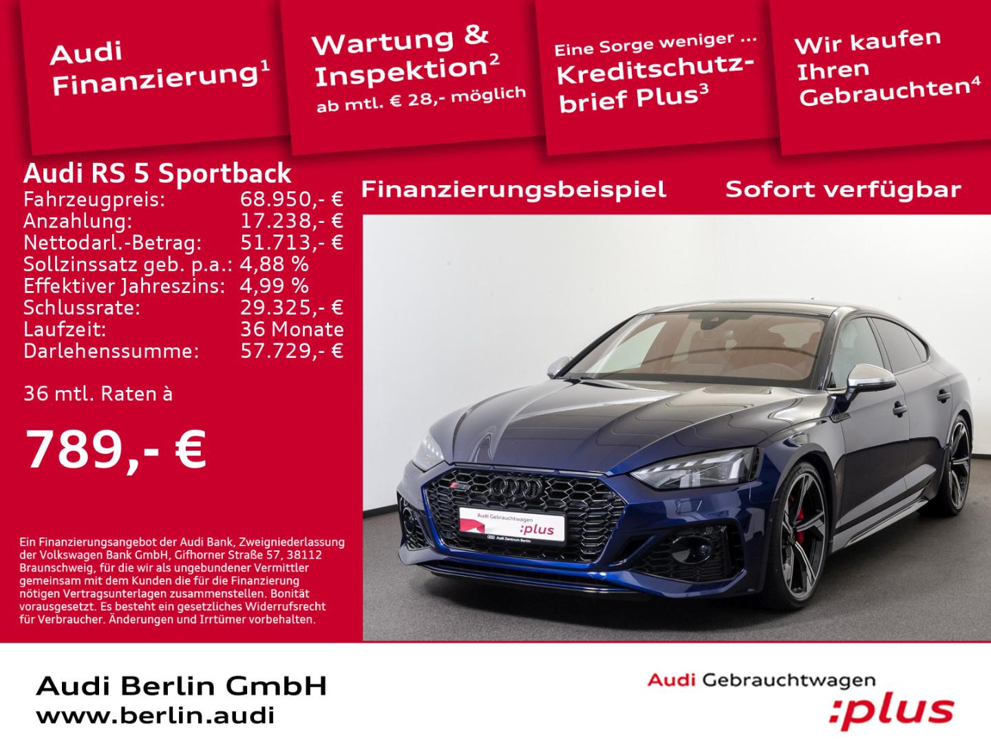 Image about Audi RS 5 Sportback TFSI quattro tiptronic