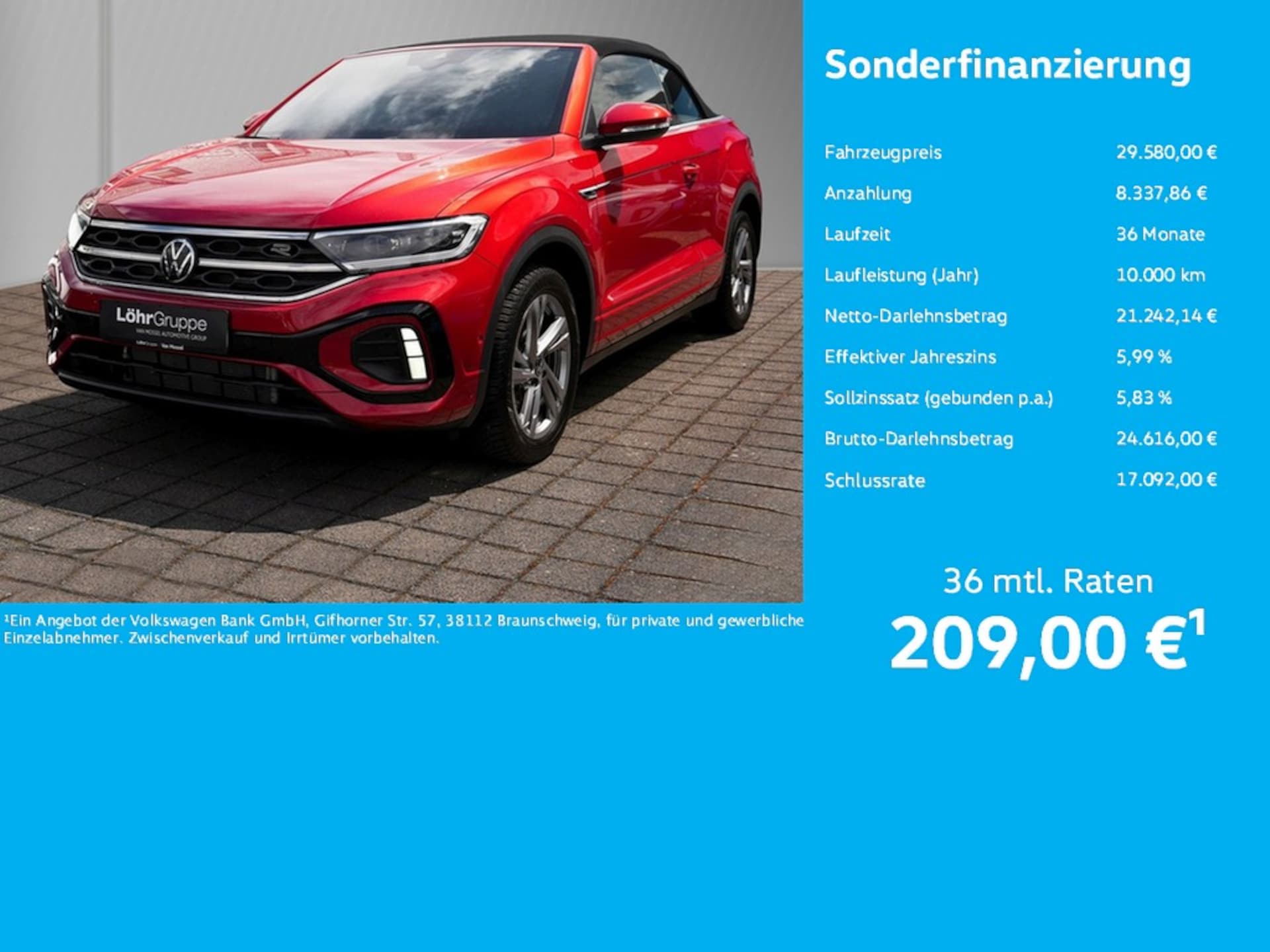 Volkswagen T-Roc Cabriolet R-Line