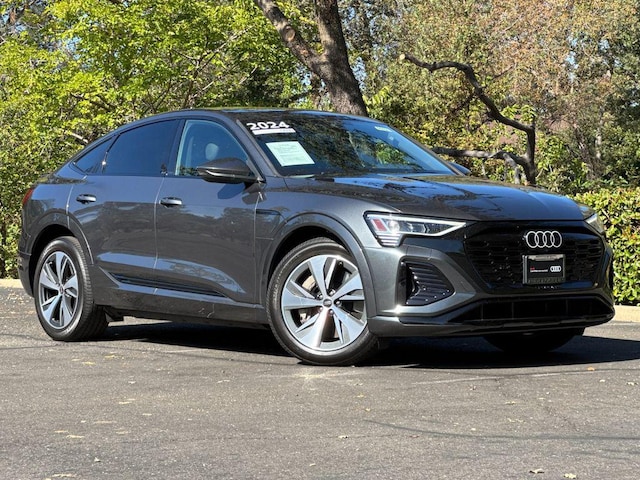 Certified 2024 Audi Q8 Sportback e-tron Premium with VIN WA1BAAGE1RB022081 for sale in Rocklin, CA