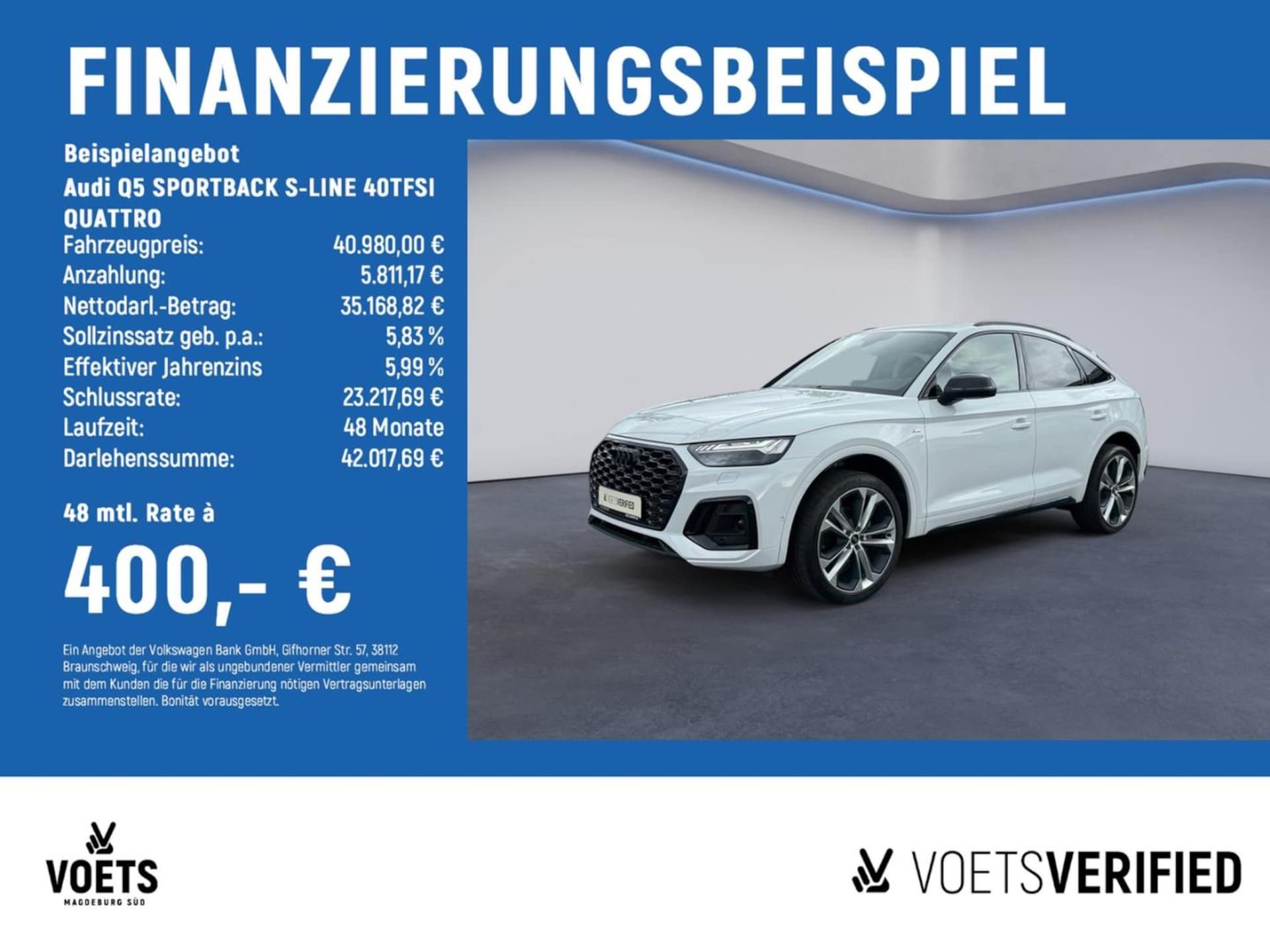 Audi Q5 Sportback S line