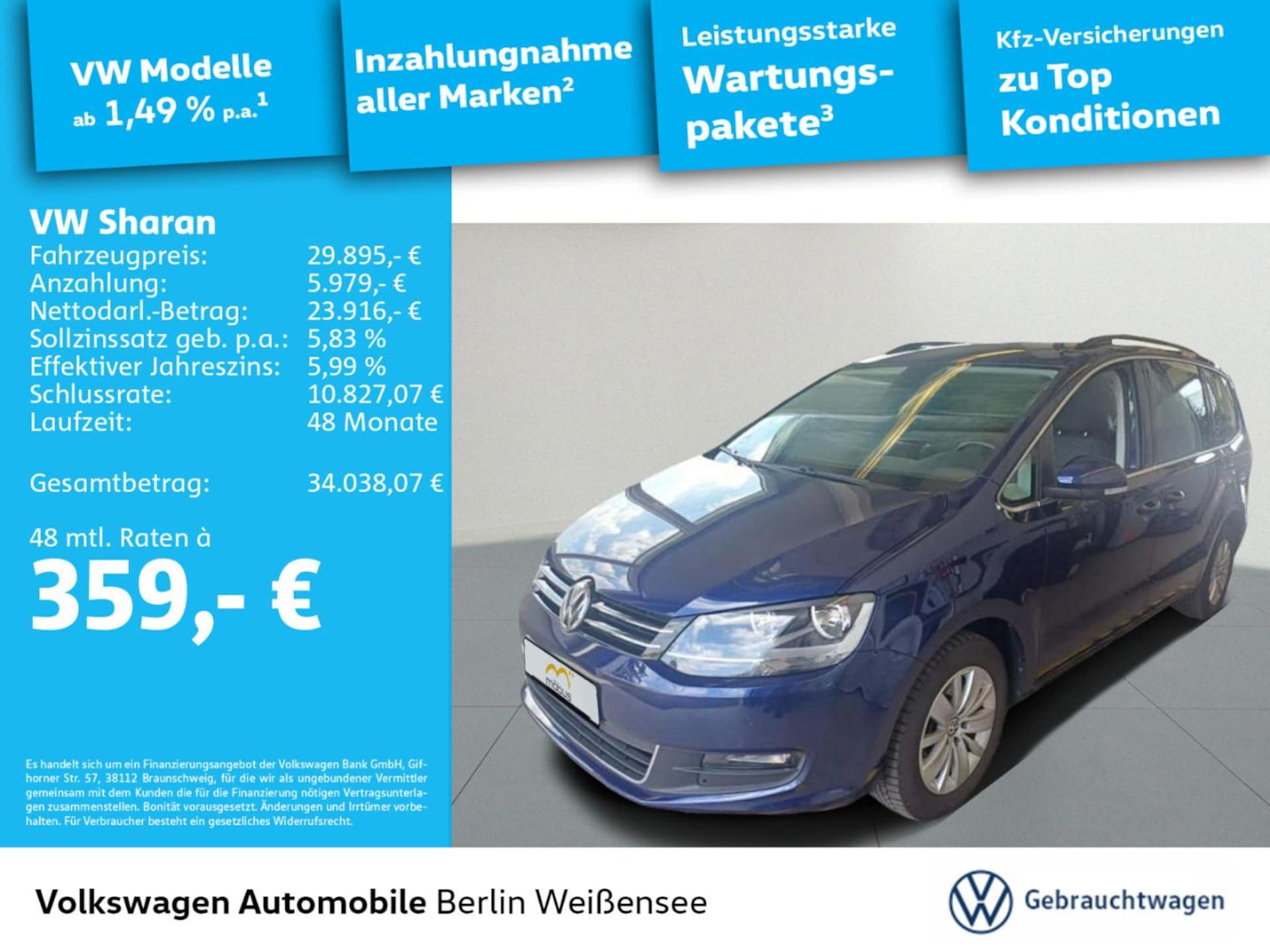 Volkswagen Sharan Comfortline