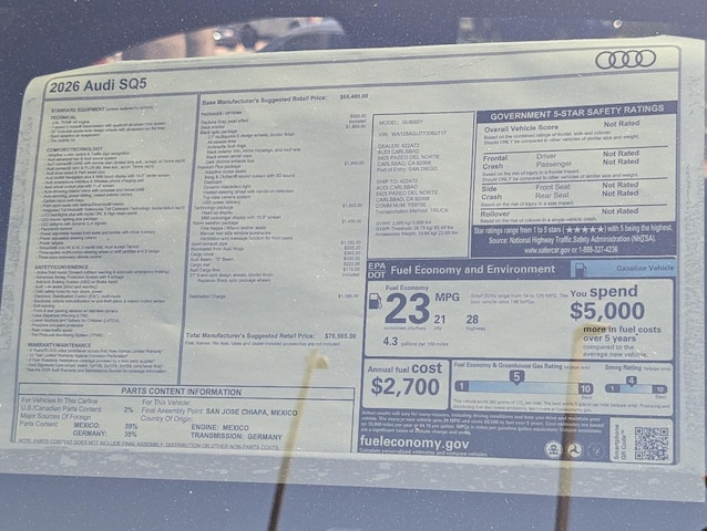 2026 Audi SQ5
