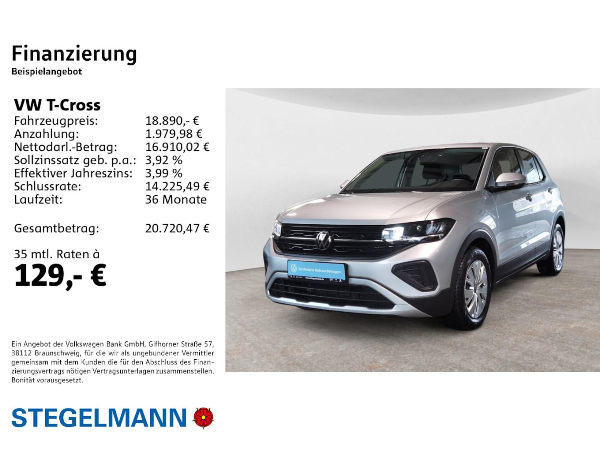 Volkswagen T-Cross Basis-Modell