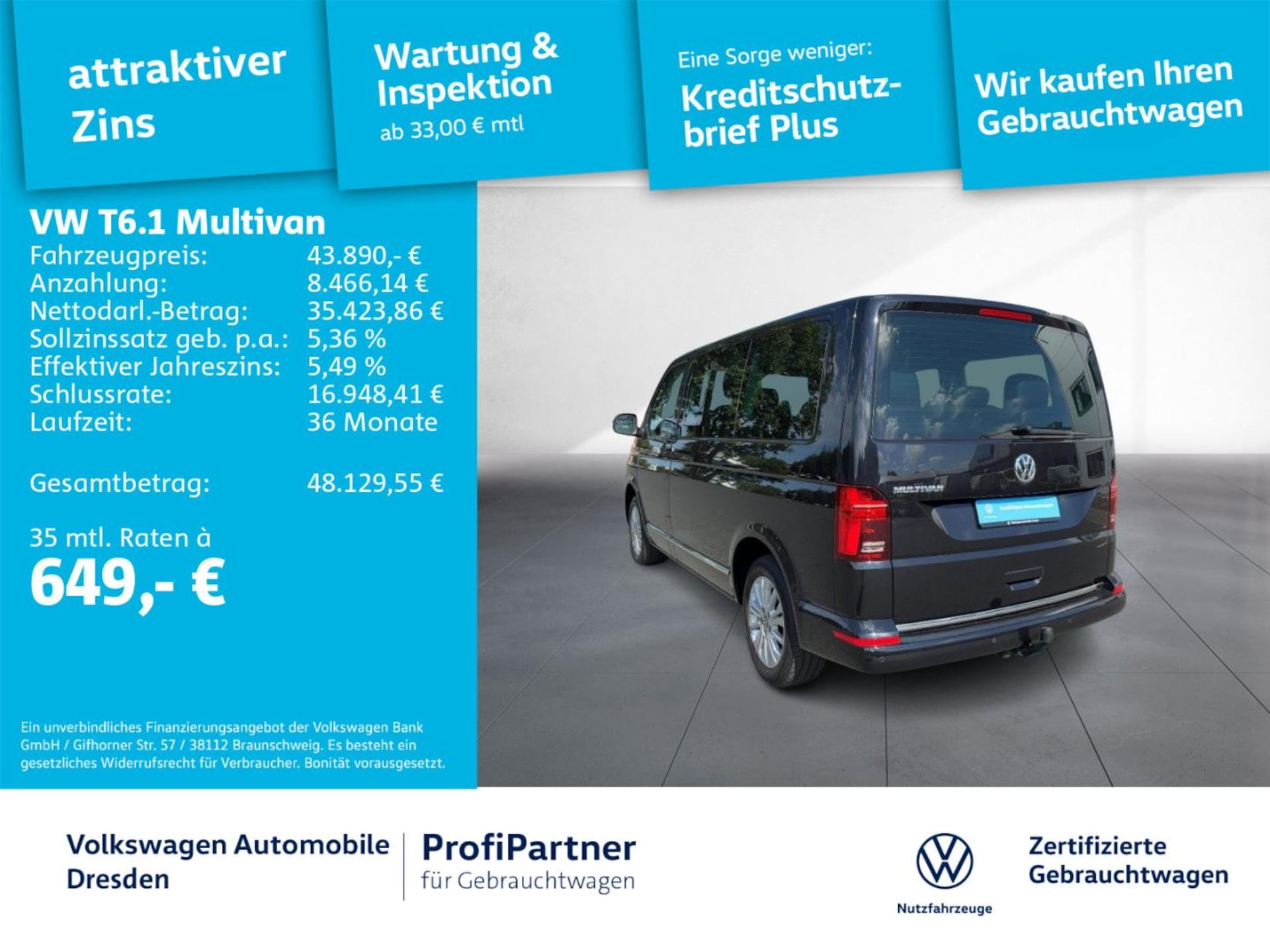 Volkswagen T6.1 Multivan Comfortline