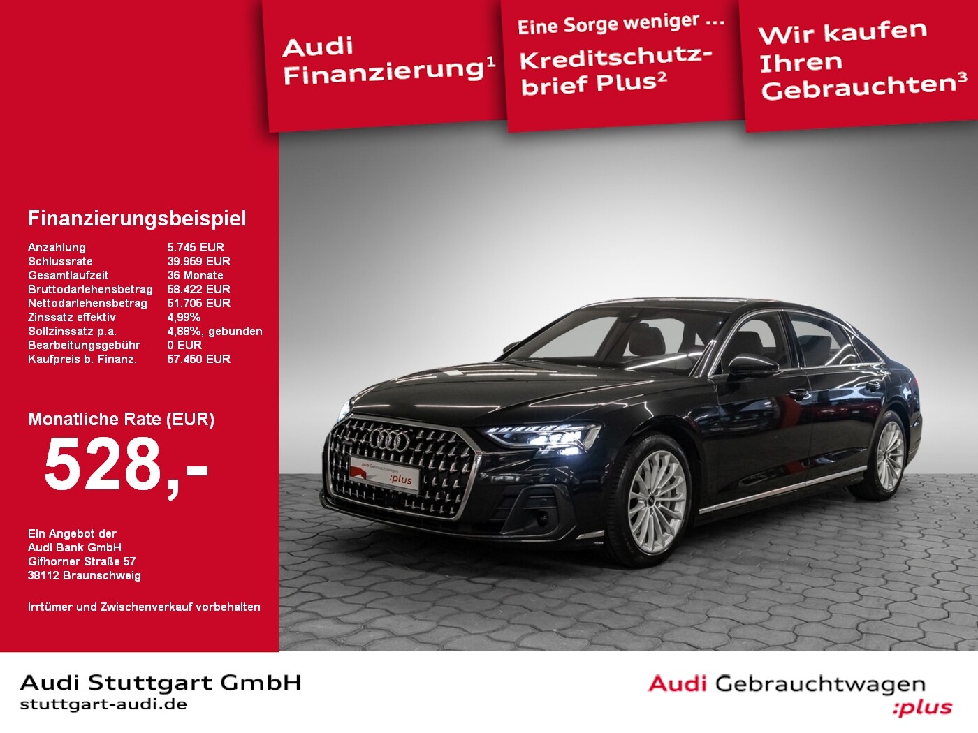 Image about Audi A8 L TFSI e 60 TFSI e quattro tiptronic