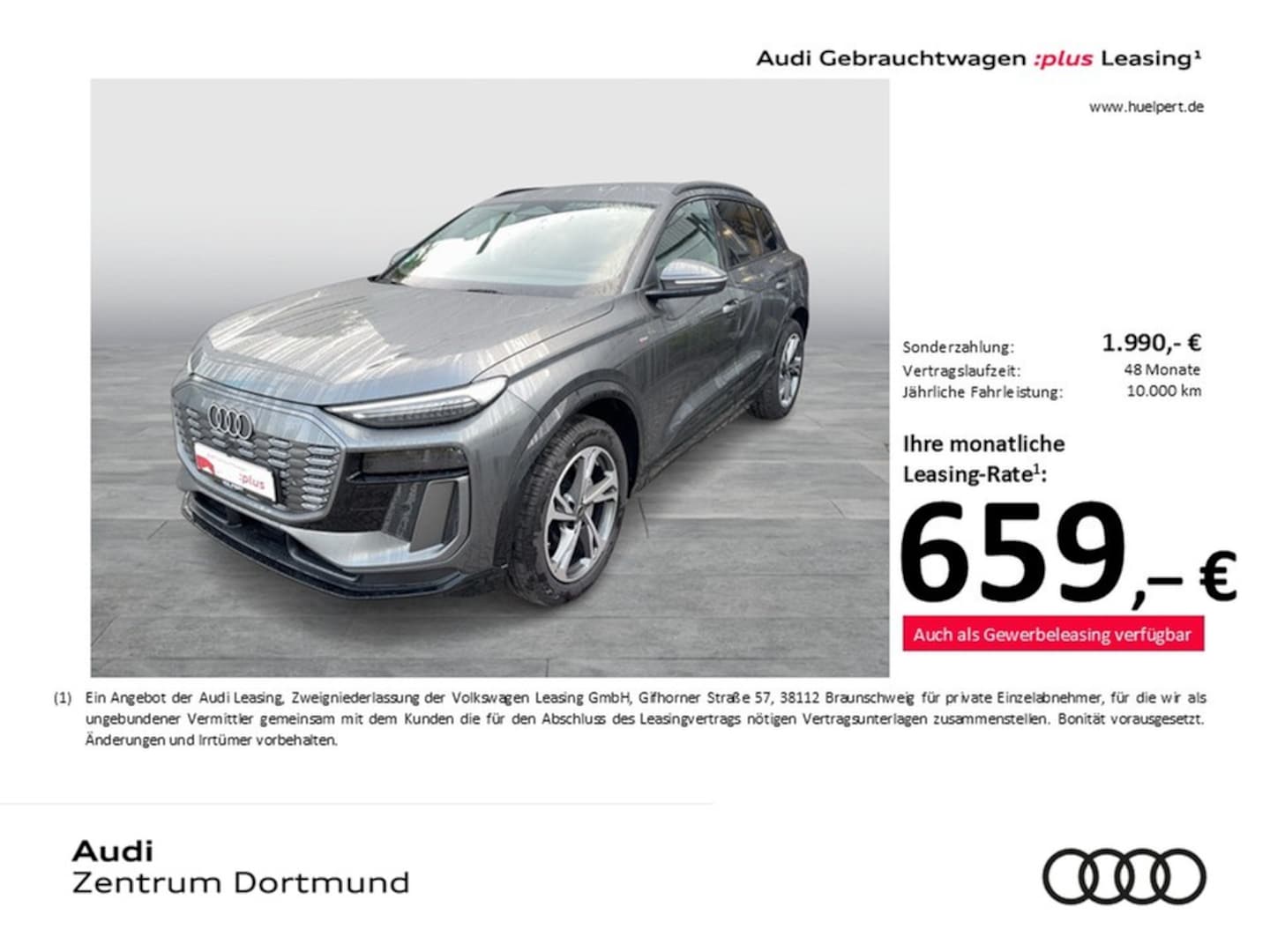 Bild über Audi Q6 SUV e-tron S line business e-tron performance 225 kW - für weitere Informationen kontaktieren Sie den Audi Partner
