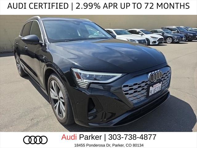 Used 2024 Audi Q8 e-tron Premium Plus with VIN WA15AAGEXRB033528 for sale in Parker, CO
