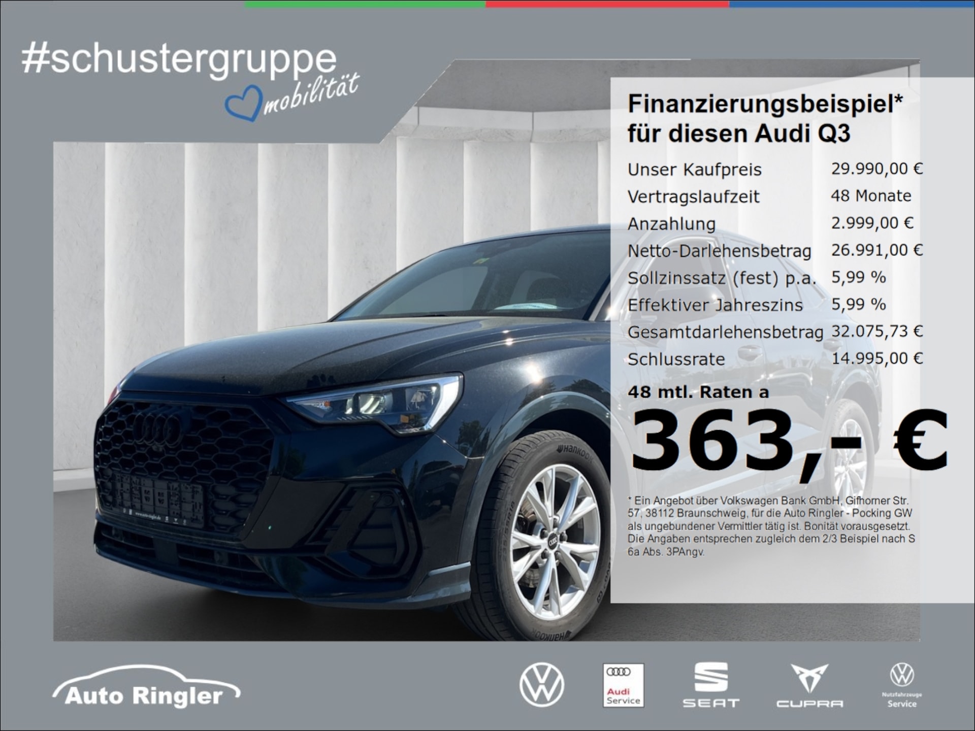 Audi Q3 Sportback S line