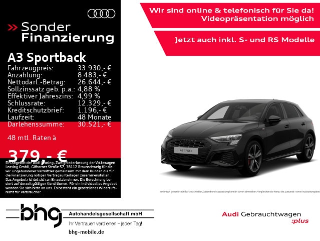 Audi A3 Sportback TFSI e
