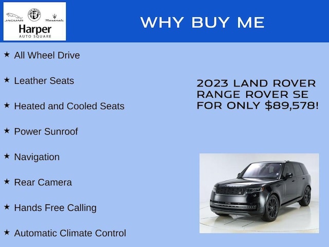 2023 Land Rover Range Rover