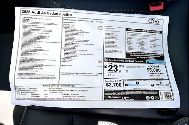 2026 Audi A6 Premium Plus - Photo 14