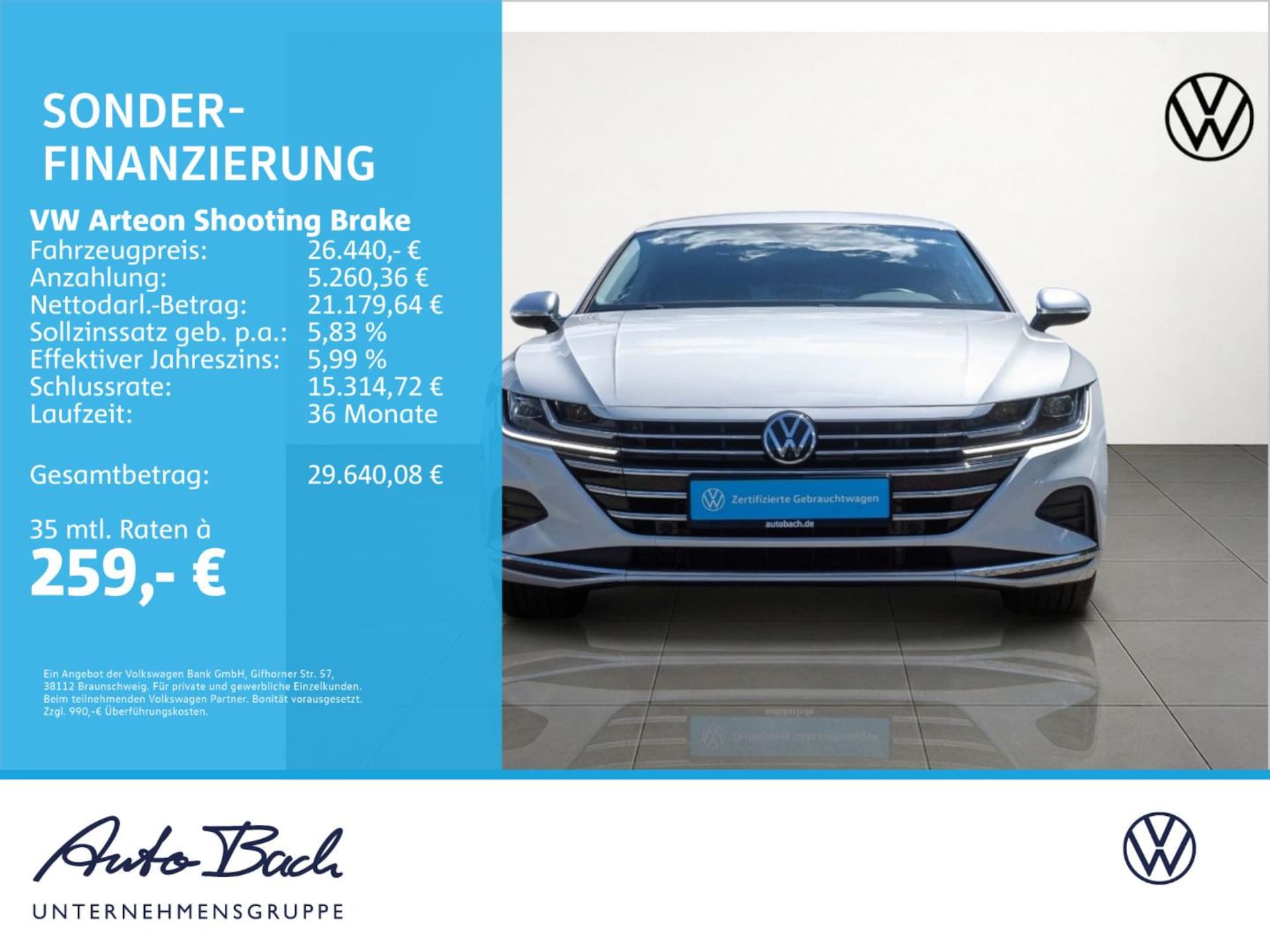 Volkswagen Arteon Shooting Brake Elegance