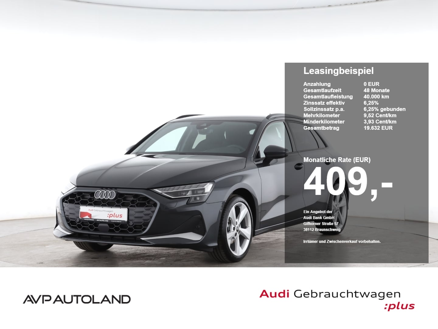 Bild über Audi A3 Sportback advanced 30 TFSI S tronic - für weitere Informationen kontaktieren Sie den Audi Partner