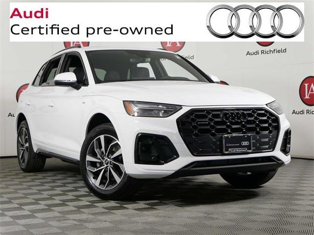Used 2024 Audi Q5 Premium with VIN WA1GAAFY9R2103914 for sale in Richfield, Minnesota