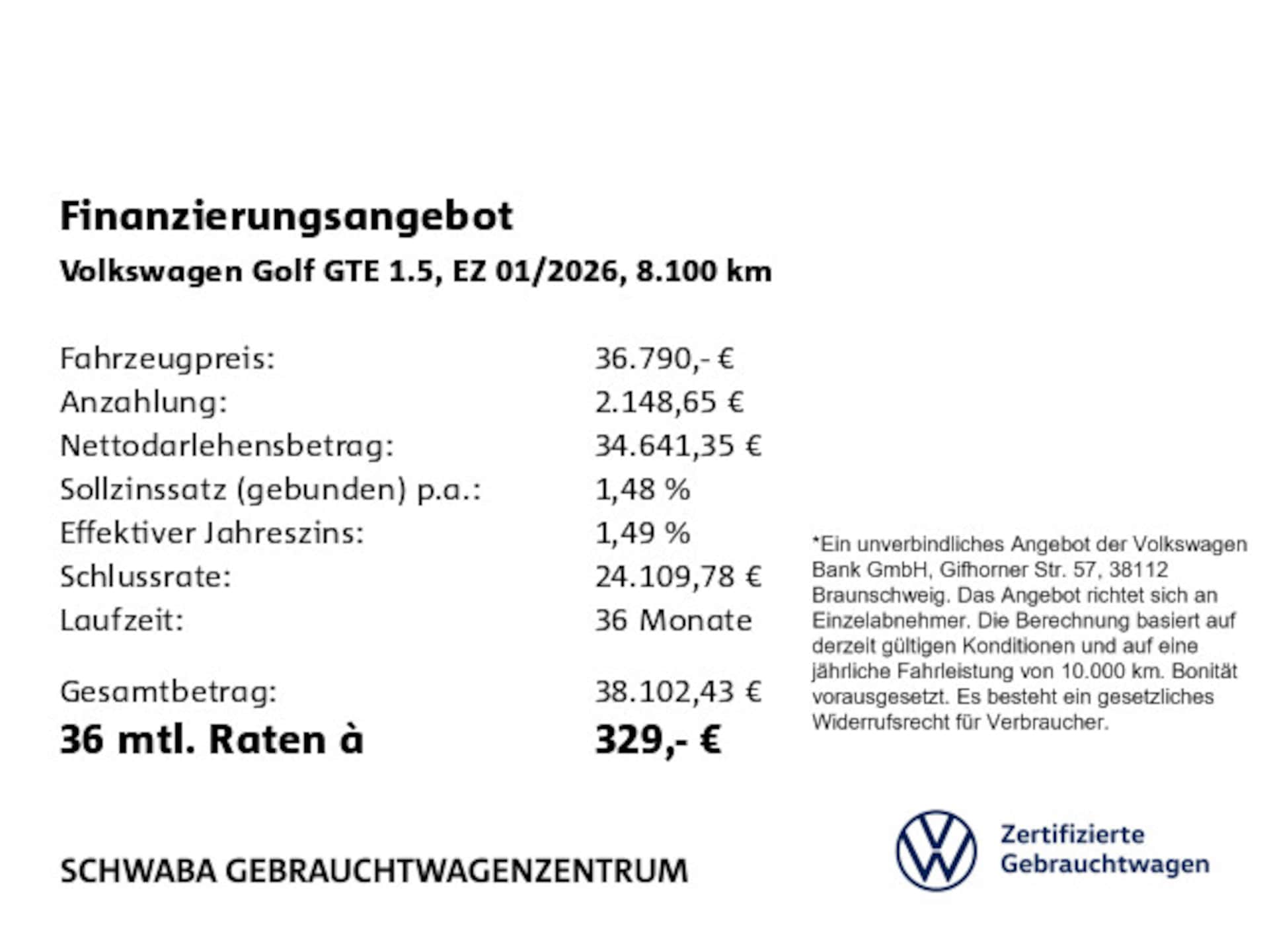 Volkswagen Golf GTE