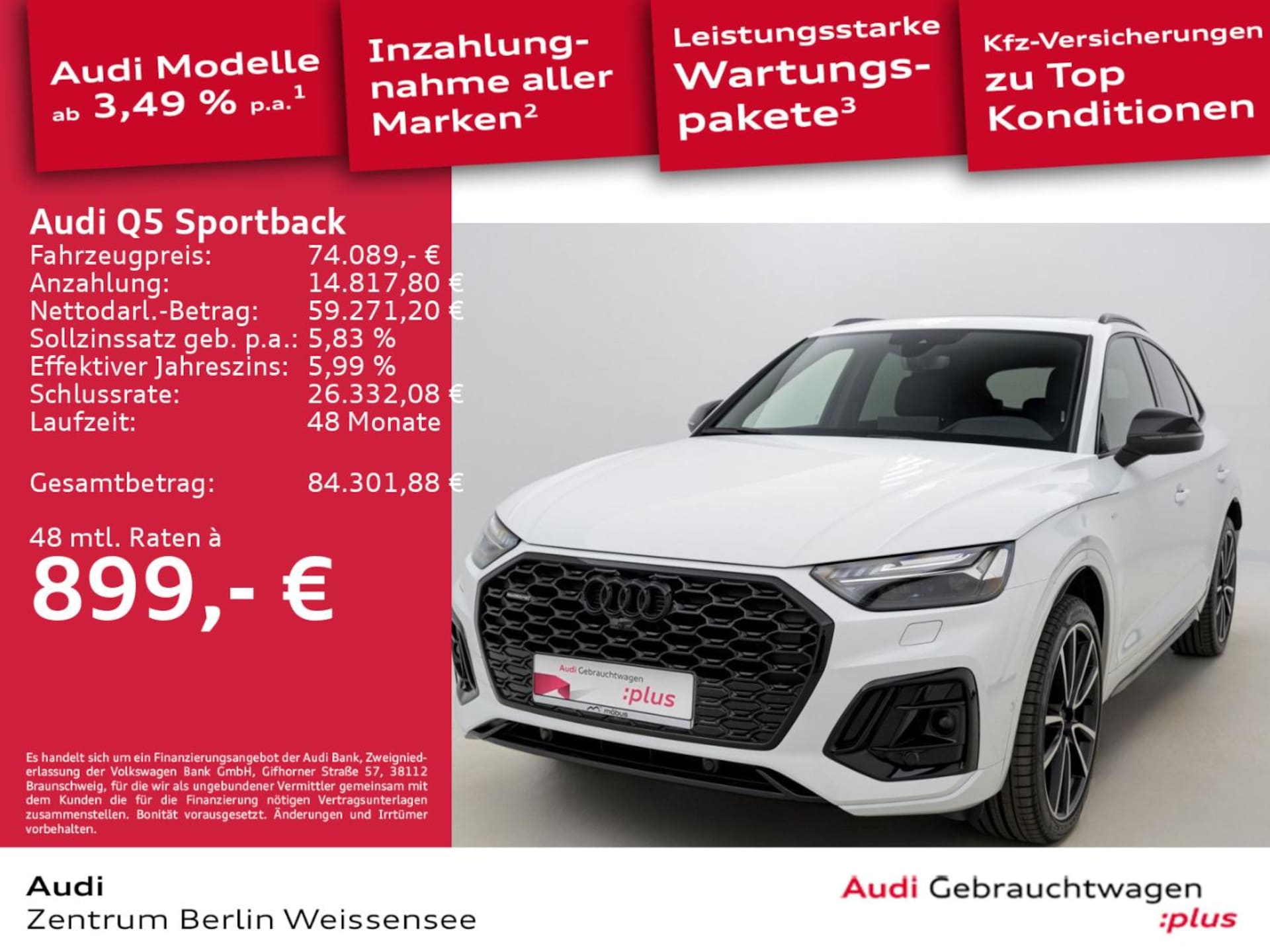 Audi Q5 Sportback S line