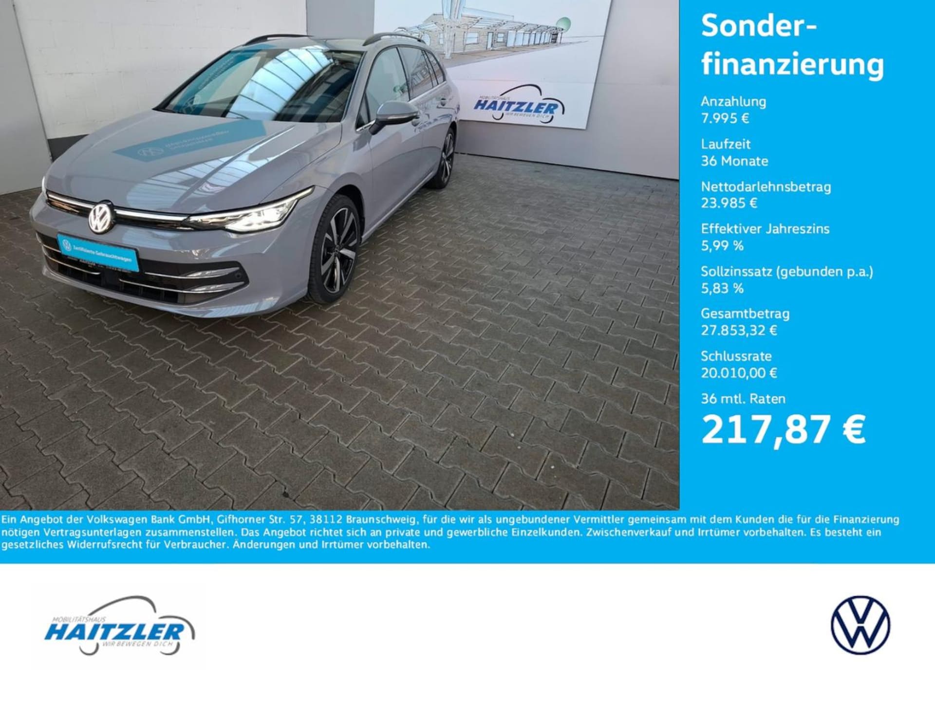 Volkswagen Golf Variant — Volkswagen Golf Variant Golf VIII Var. Style 1,5 eTSI DSG +IQ.Light+Navi
