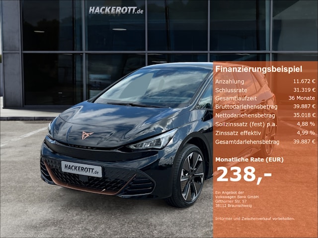 CUPRA Born VZ 240 kW (326 PS) 79 kWh Skyline Roof, HUD, Sennheiser Sound (VFW-36238)