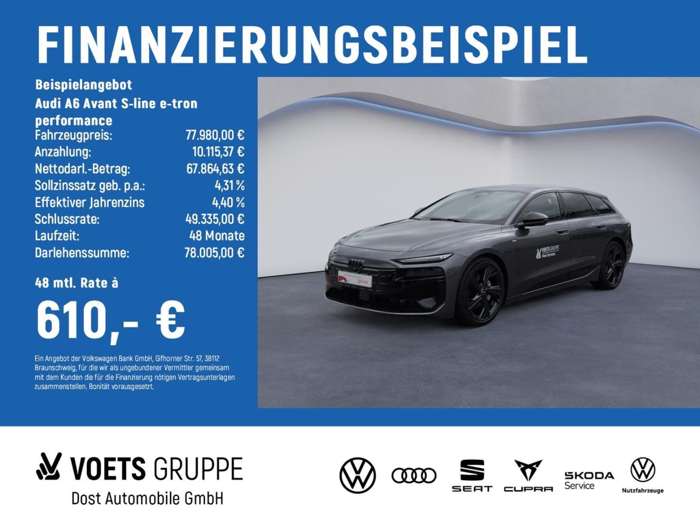 Bild über Audi A6 Avant e-tron S line business e-tron performance 270 kW - für weitere Informationen kontaktieren Sie den Audi Partner