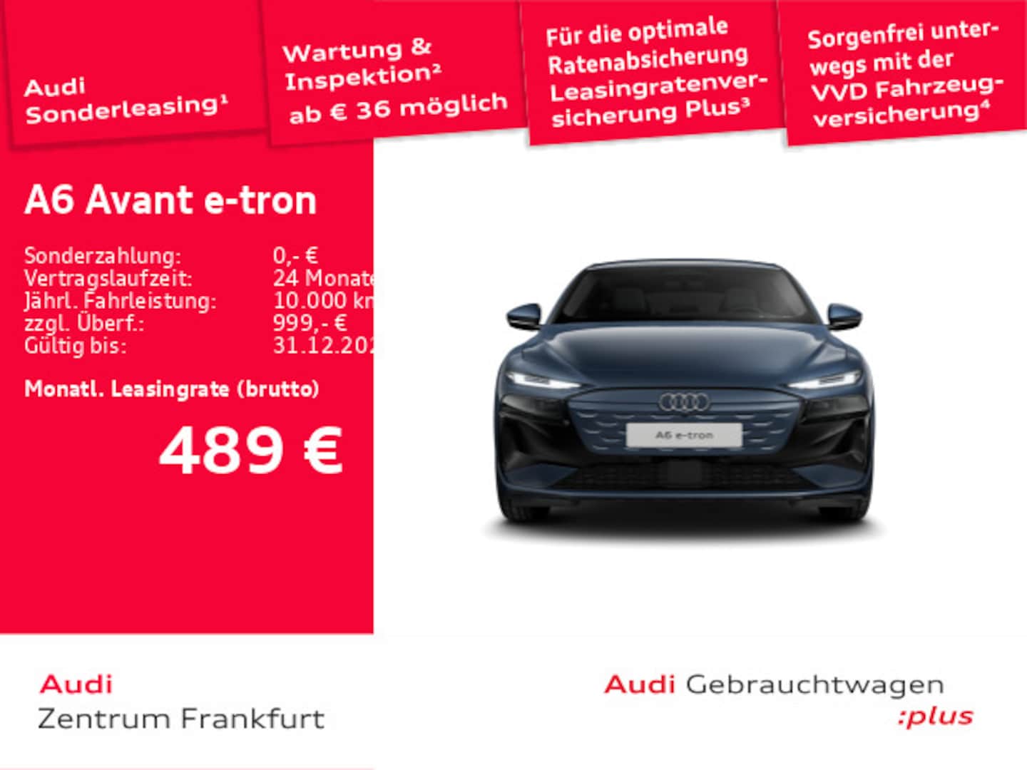 Bild über Audi A6 Avant e-tron e-tron - für weitere Informationen kontaktieren Sie den Audi Partner