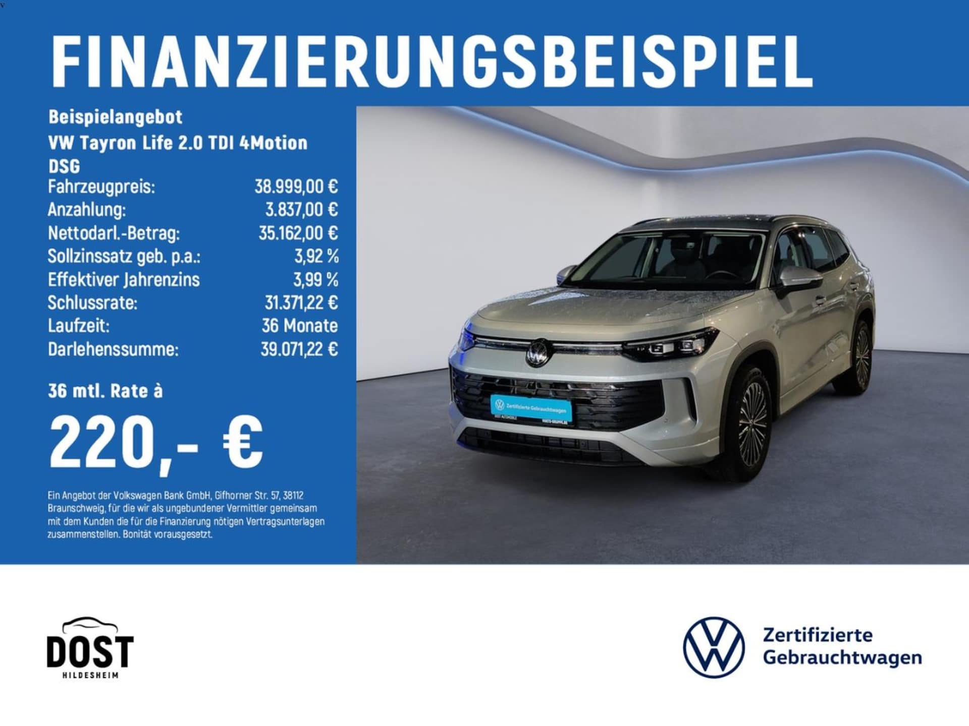 Volkswagen Tayron Life