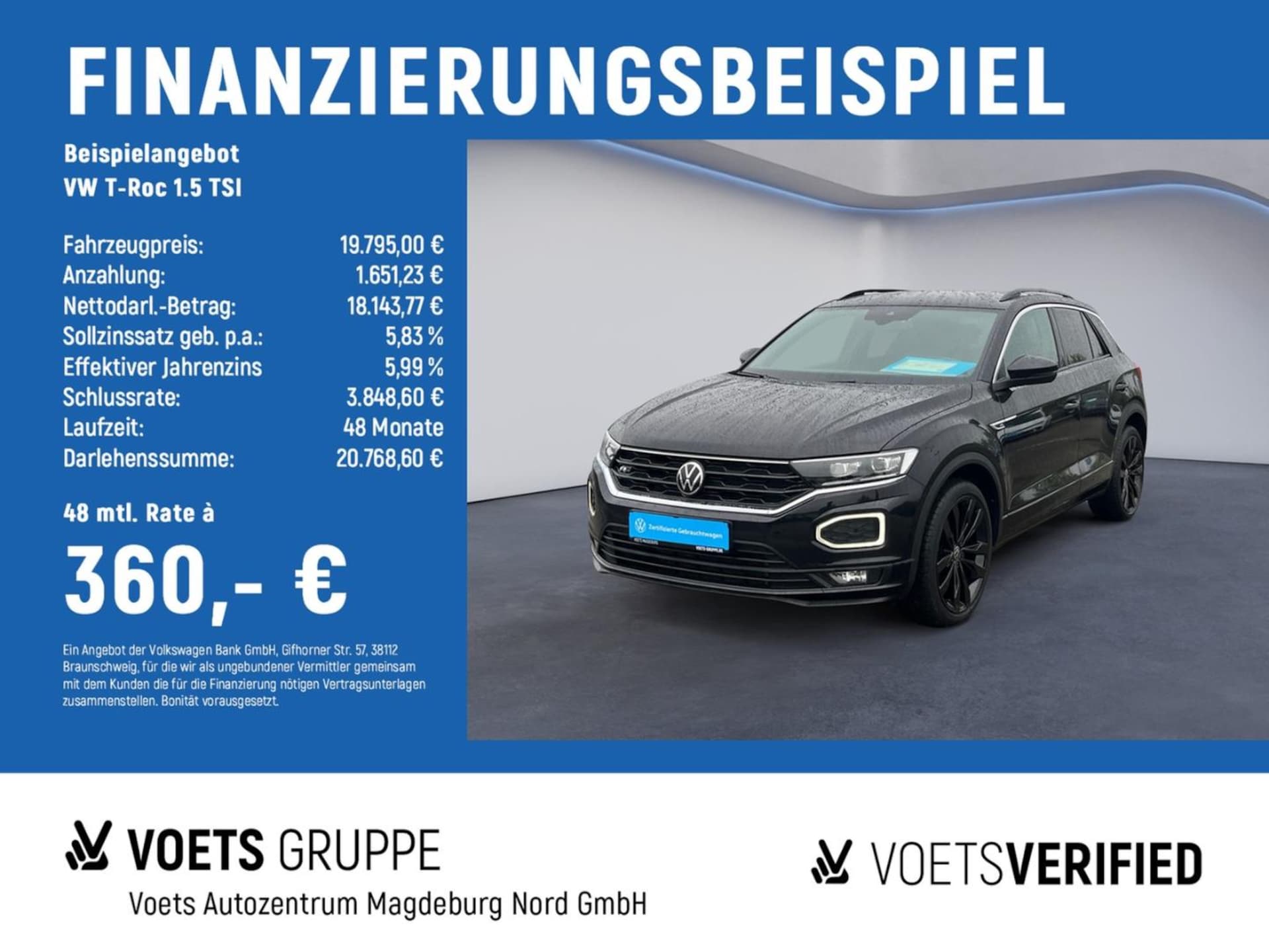 Volkswagen T-Roc — Volkswagen T-Roc T-Roc 1.5 TSI R-Line LED+ACC+PDC+SHZ