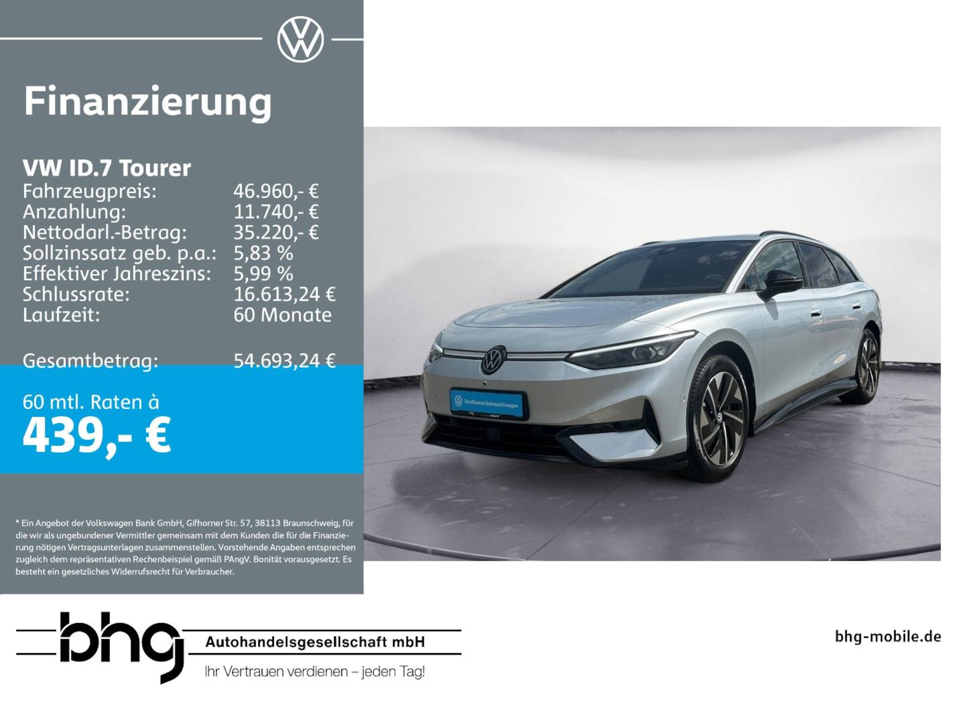Volkswagen ID.7 Tourer Pro