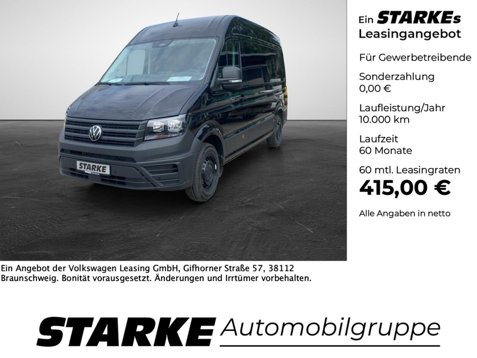 Volkswagen Crafter Kasten mittlerer Radstand