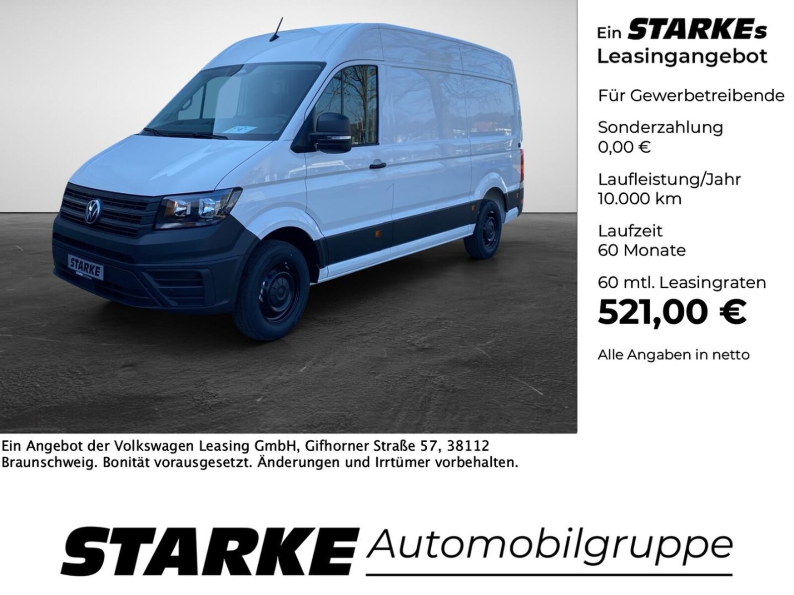 Volkswagen Crafter Kasten mittlerer Radstand