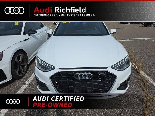 Used 2024 Audi A4 Premium with VIN WAUDAAF4XRN004696 for sale in Richfield, Minnesota